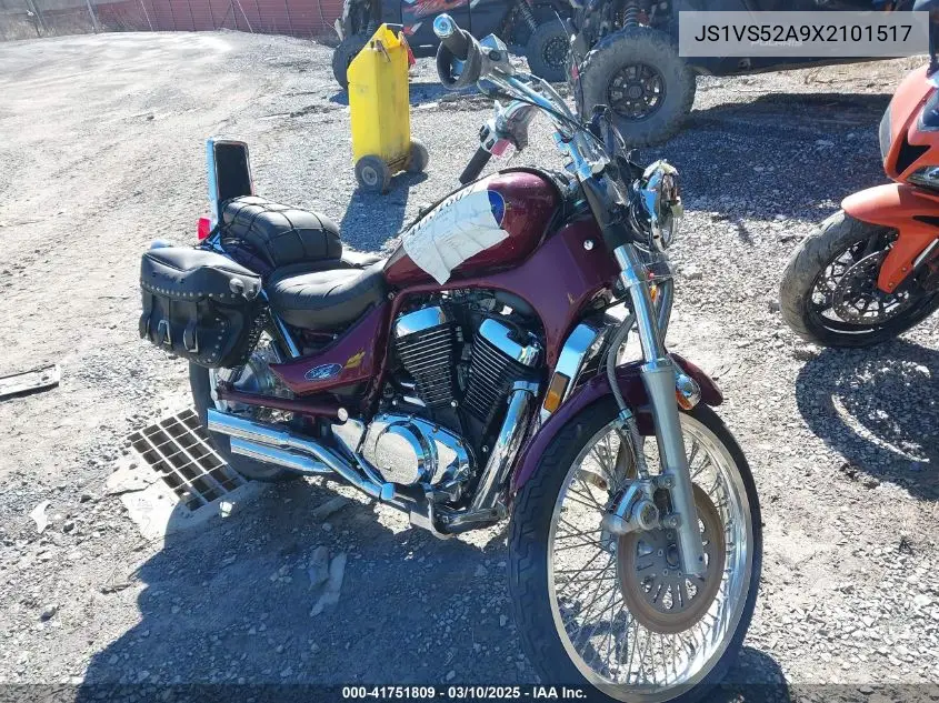 1999 Suzuki Vs800 Glp VIN: JS1VS52A9X2101517 Lot: 41751809