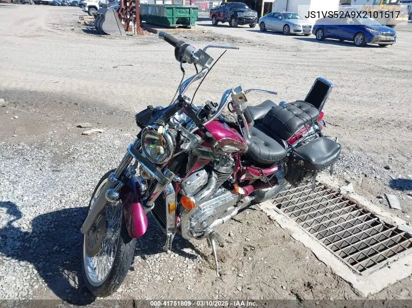 1999 Suzuki Vs800 Glp VIN: JS1VS52A9X2101517 Lot: 41751809