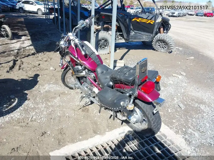 1999 Suzuki Vs800 Glp VIN: JS1VS52A9X2101517 Lot: 41751809