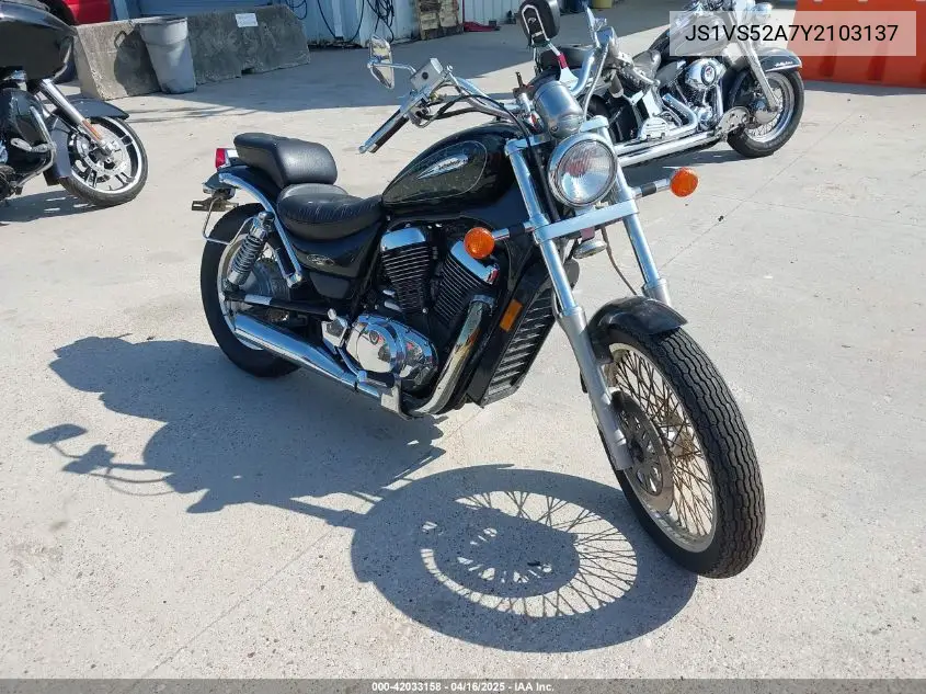 2000 Suzuki Vs800 Glp VIN: JS1VS52A7Y2103137 Lot: 42033158