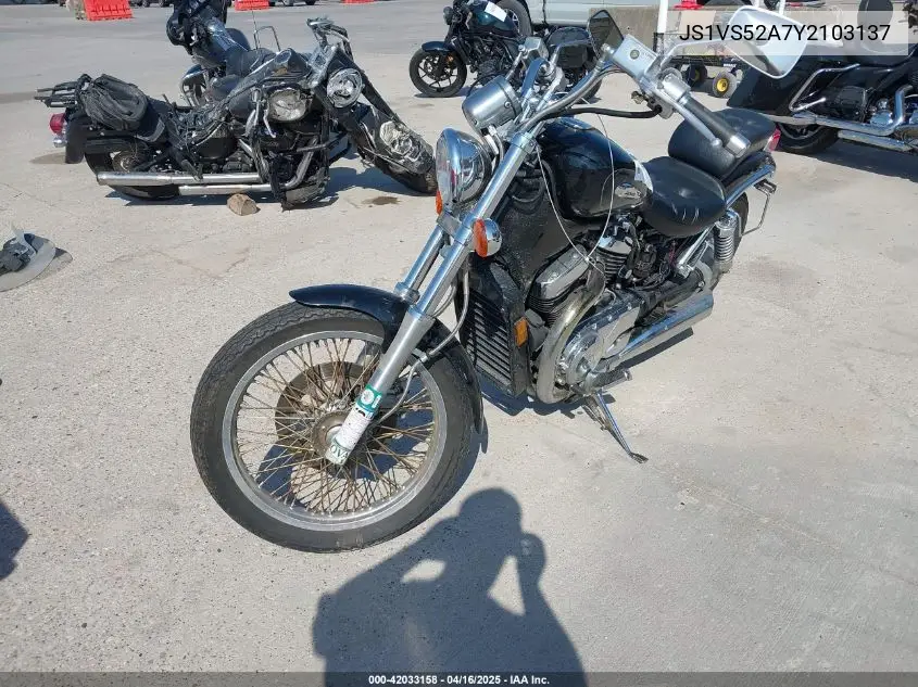 2000 Suzuki Vs800 Glp VIN: JS1VS52A7Y2103137 Lot: 42033158