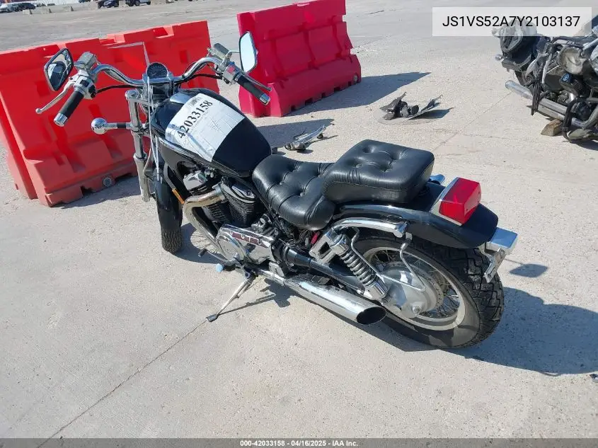 2000 Suzuki Vs800 Glp VIN: JS1VS52A7Y2103137 Lot: 42033158
