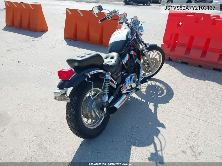 2000 Suzuki Vs800 Glp VIN: JS1VS52A7Y2103137 Lot: 42033158