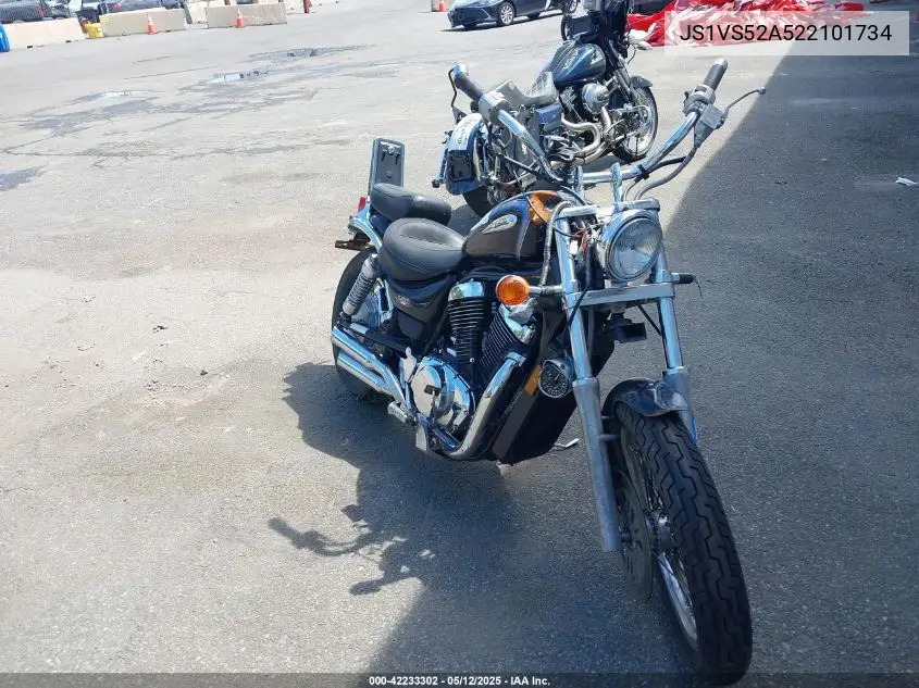 2002 Suzuki Vs800 Glp VIN: JS1VS52A522101734 Lot: 42233302