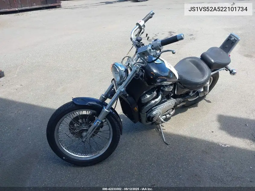 2002 Suzuki Vs800 Glp VIN: JS1VS52A522101734 Lot: 42233302
