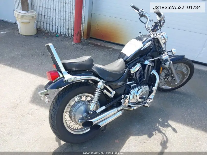 2002 Suzuki Vs800 Glp VIN: JS1VS52A522101734 Lot: 42233302