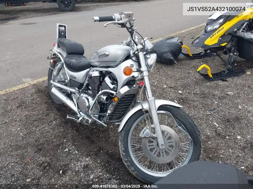 2003 Suzuki Vs800 Glp VIN: JS1VS52A432100074 Lot: 41675362