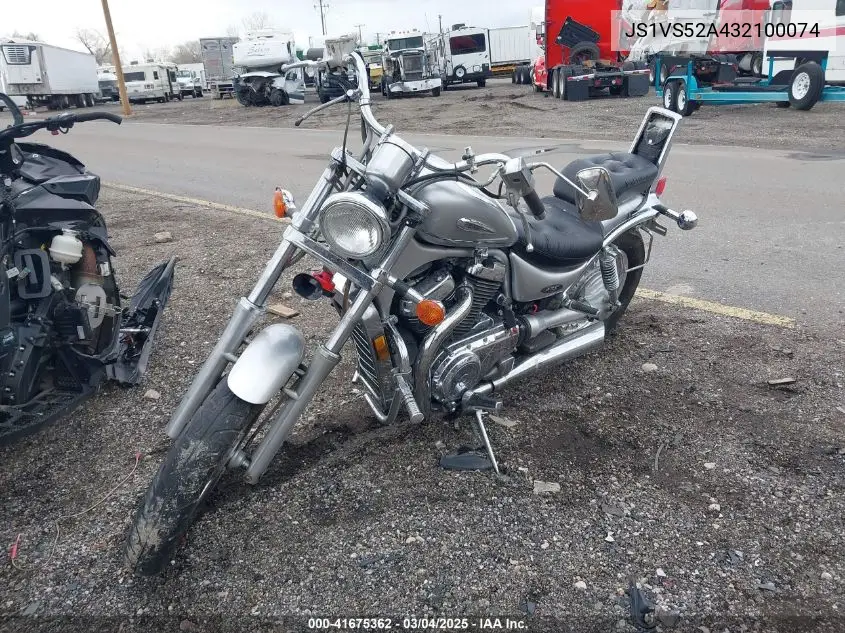 2003 Suzuki Vs800 Glp VIN: JS1VS52A432100074 Lot: 41675362