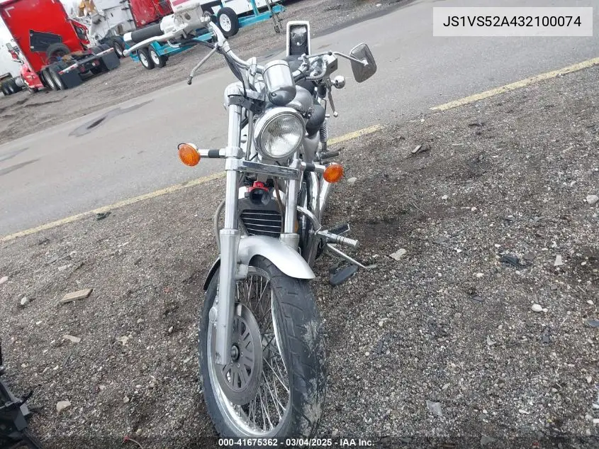 2003 Suzuki Vs800 Glp VIN: JS1VS52A432100074 Lot: 41675362