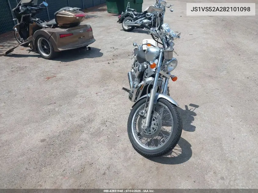 2008 Suzuki Vs800 VIN: JS1VS52A282101098 Lot: 42651948
