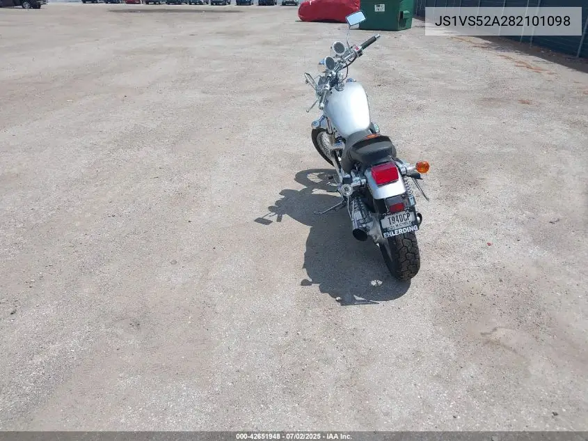 2008 Suzuki Vs800 VIN: JS1VS52A282101098 Lot: 42651948