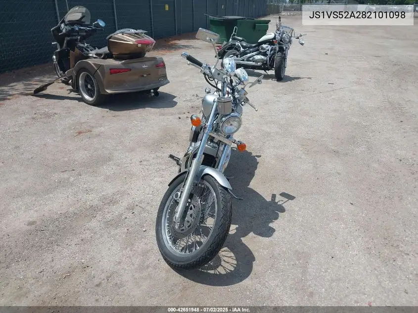 2008 Suzuki Vs800 VIN: JS1VS52A282101098 Lot: 42651948