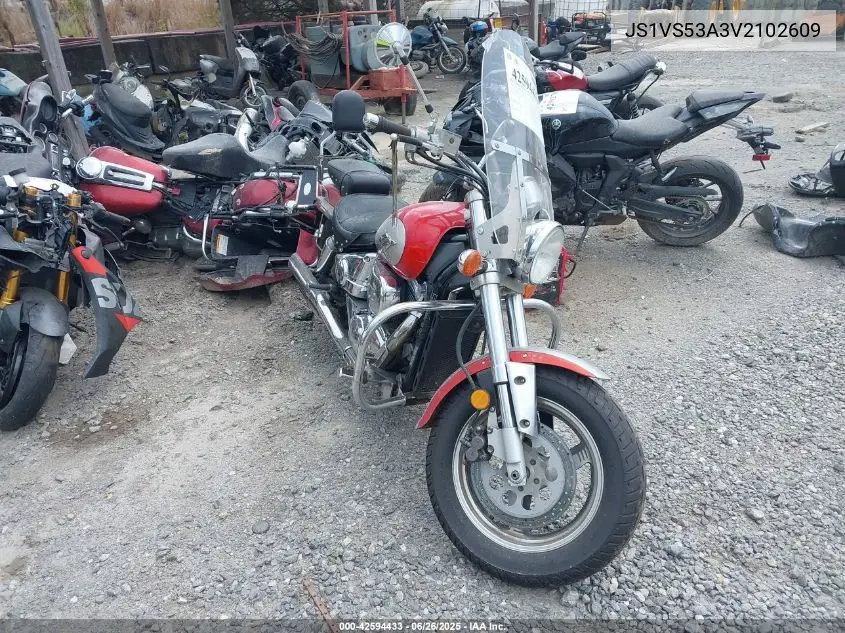 1997 Suzuki Vz800 VIN: JS1VS53A3V2102609 Lot: 42594433