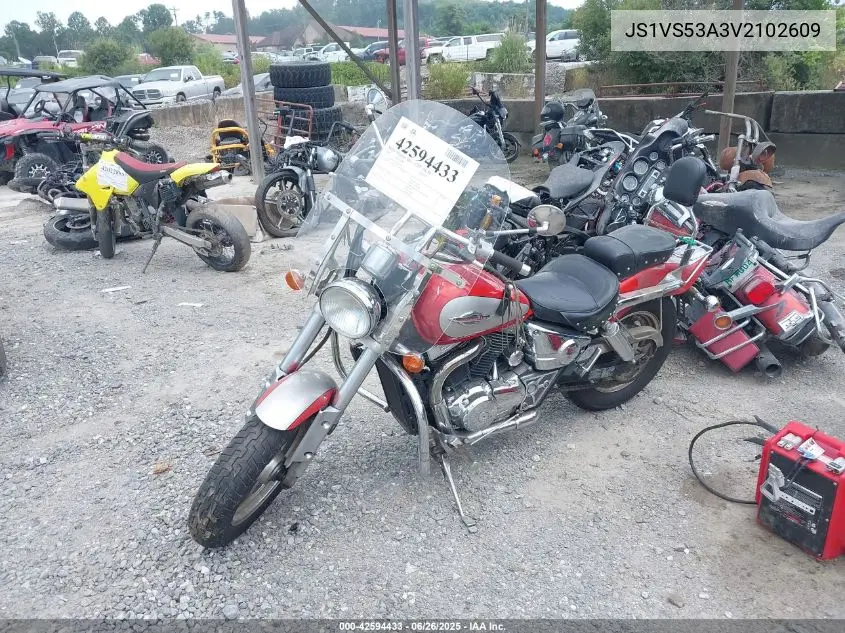 1997 Suzuki Vz800 VIN: JS1VS53A3V2102609 Lot: 42594433