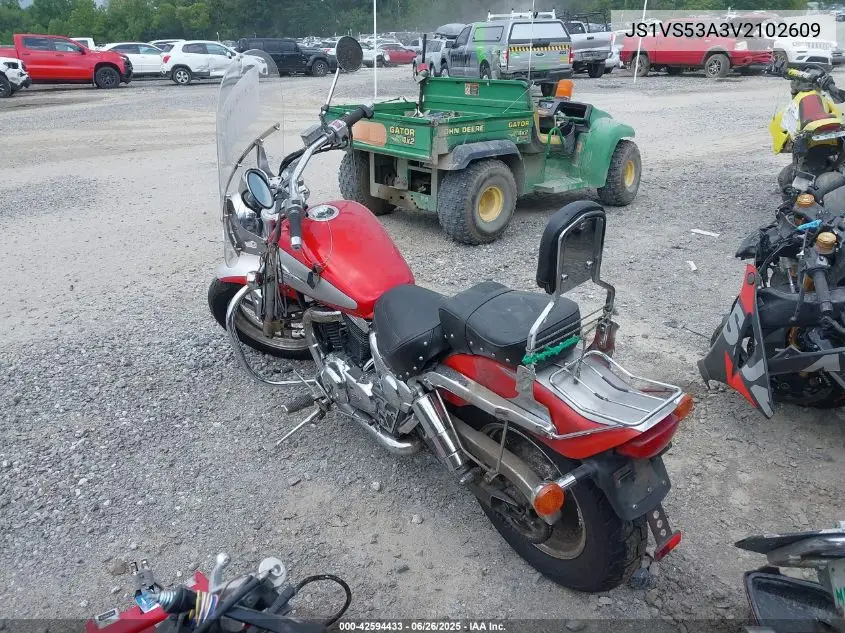 1997 Suzuki Vz800 VIN: JS1VS53A3V2102609 Lot: 42594433