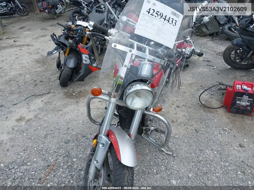 1997 Suzuki Vz800 VIN: JS1VS53A3V2102609 Lot: 42594433