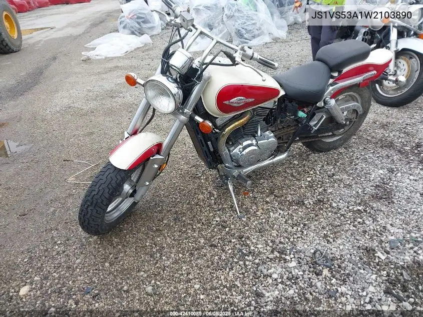 1998 Suzuki Vz800 VIN: JS1VS53A1W2103890 Lot: 42410085