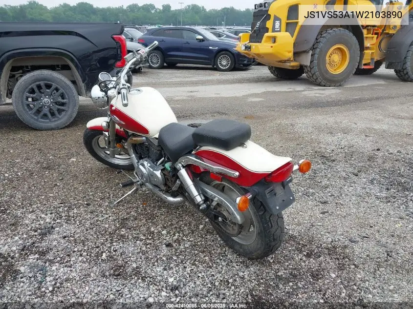 1998 Suzuki Vz800 VIN: JS1VS53A1W2103890 Lot: 42410085