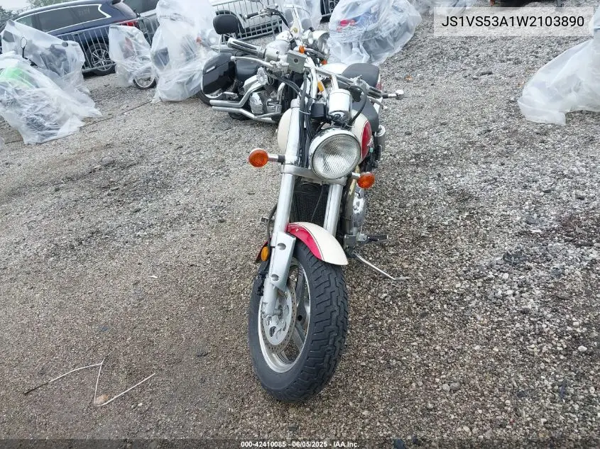 1998 Suzuki Vz800 VIN: JS1VS53A1W2103890 Lot: 42410085