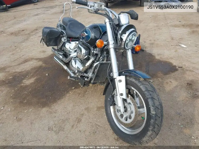 1999 Suzuki Vz800 VIN: JS1VS53A0X2100190 Lot: 42475973