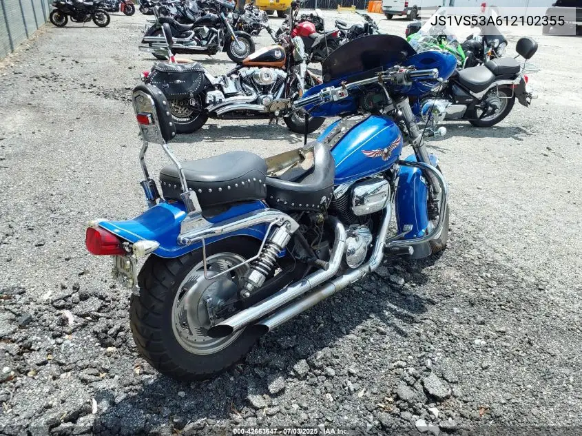 2001 Suzuki Vz800 VIN: JS1VS53A612102355 Lot: 42663647
