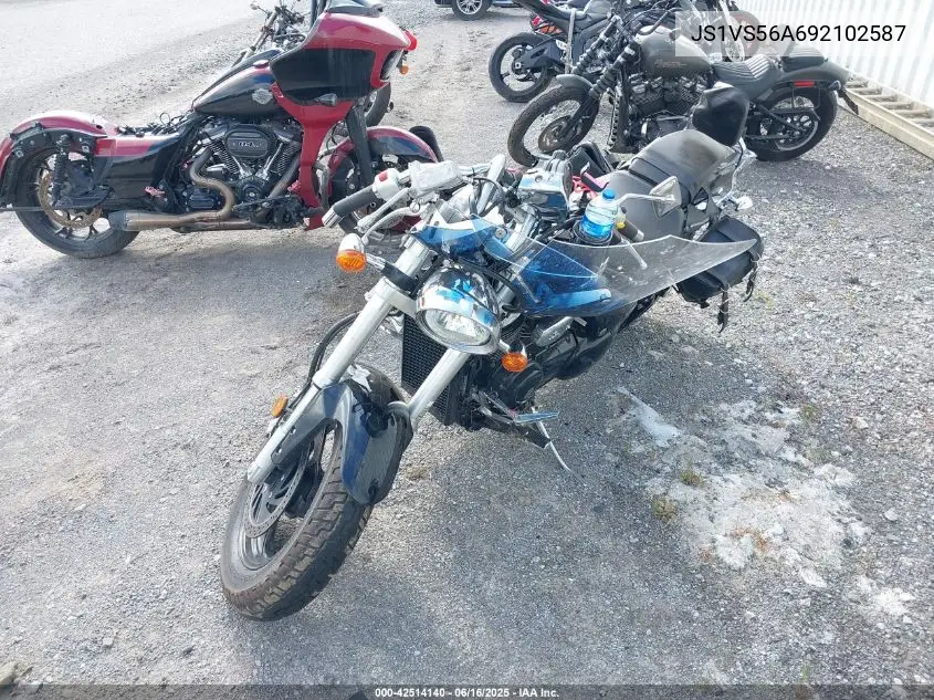 2009 Suzuki Vz800 VIN: JS1VS56A692102587 Lot: 42514140