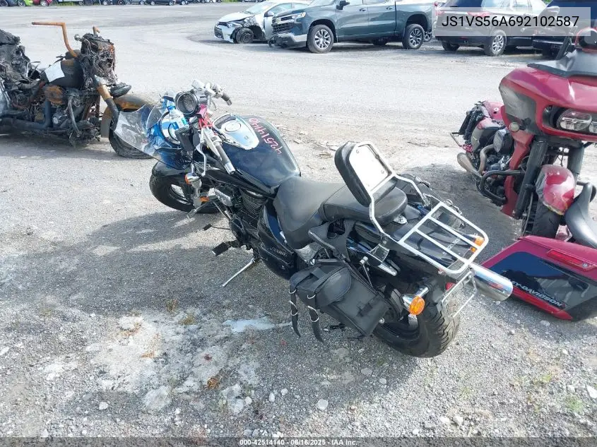2009 Suzuki Vz800 VIN: JS1VS56A692102587 Lot: 42514140