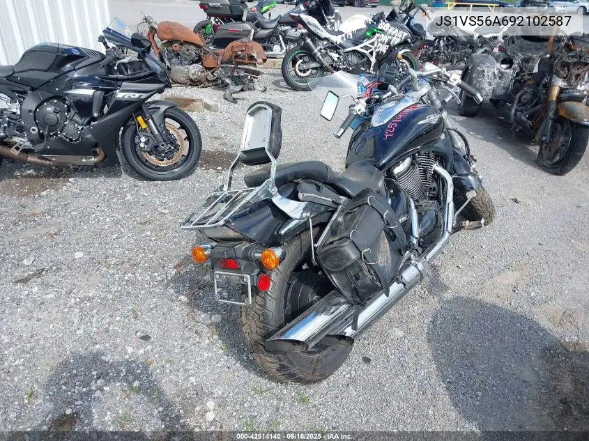 2009 Suzuki Vz800 VIN: JS1VS56A692102587 Lot: 42514140