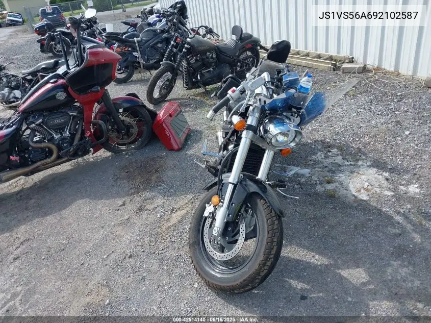 2009 Suzuki Vz800 VIN: JS1VS56A692102587 Lot: 42514140