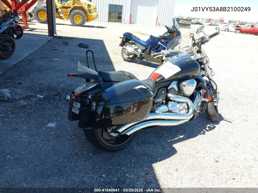 2011 Suzuki Vzr1800 Z VIN: JS1VY53A8B2100249 Lot: 41840641