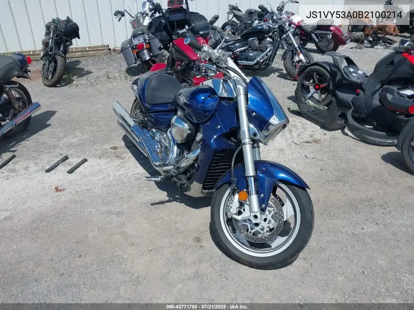 2011 Suzuki Vzr1800 Z VIN: JS1VY53A0B2100214 Lot: 42771780