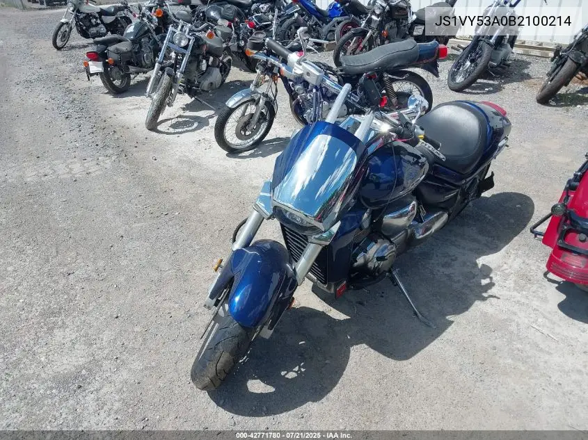 2011 Suzuki Vzr1800 Z VIN: JS1VY53A0B2100214 Lot: 42771780
