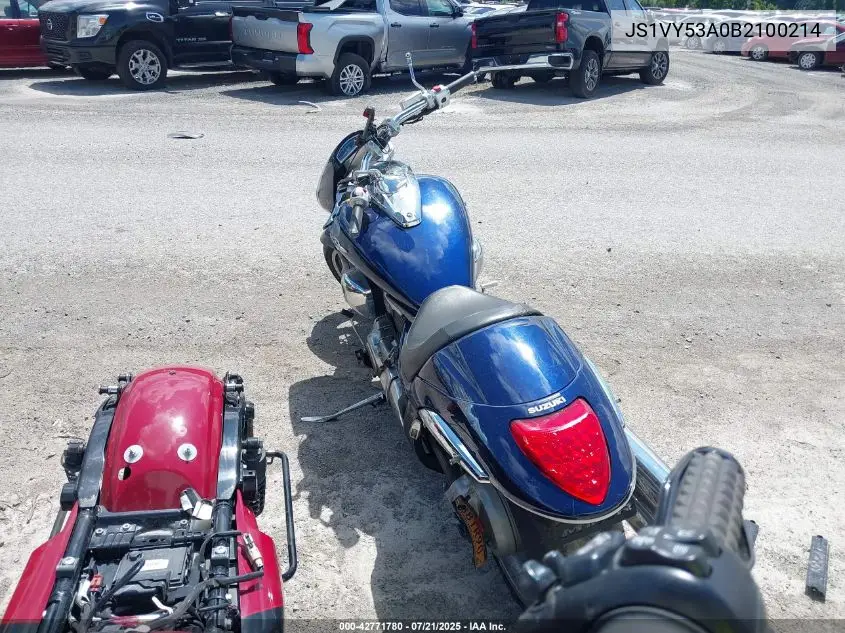 2011 Suzuki Vzr1800 Z VIN: JS1VY53A0B2100214 Lot: 42771780