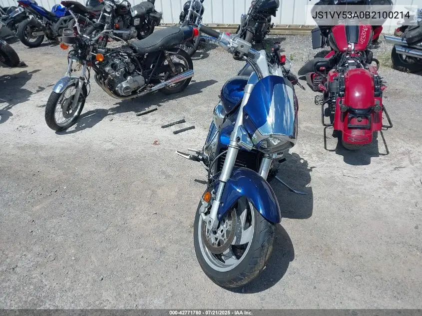 2011 Suzuki Vzr1800 Z VIN: JS1VY53A0B2100214 Lot: 42771780