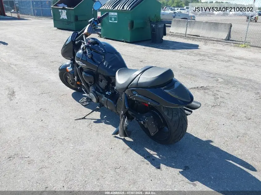 2015 Suzuki Vzr1800 VIN: JS1VY53A0F2100302 Lot: 42668325