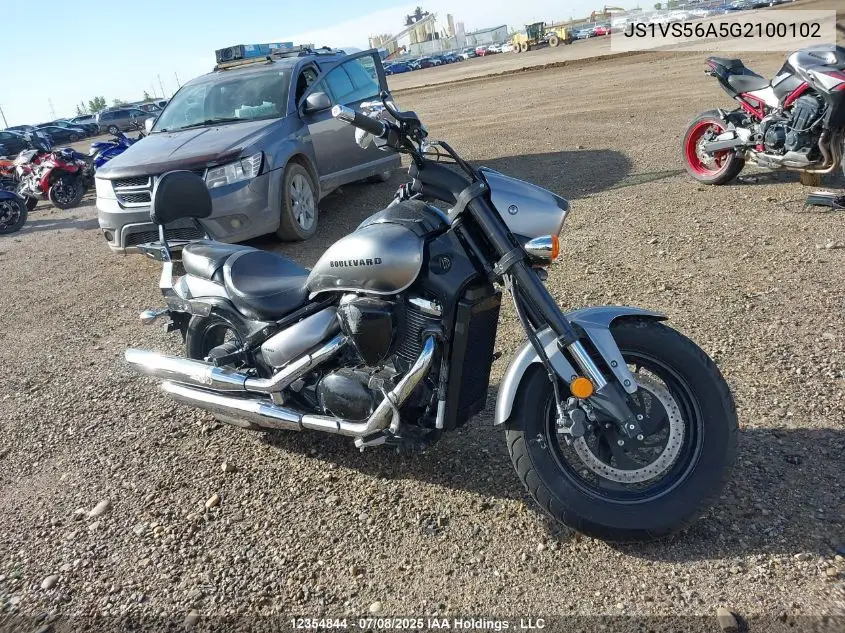 2016 Suzuki Vz800 VIN: JS1VS56A5G2100102 Lot: 12354844