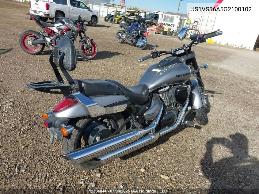2016 Suzuki Vz800 VIN: JS1VS56A5G2100102 Lot: 12354844