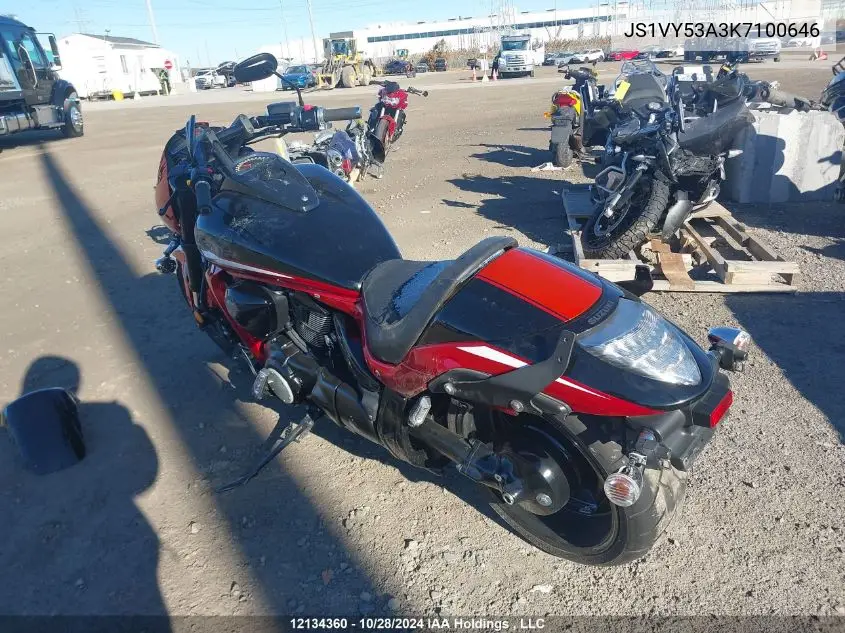 2019 Suzuki Vzr1800 VIN: JS1VY53A3K7100646 Lot: 12134360