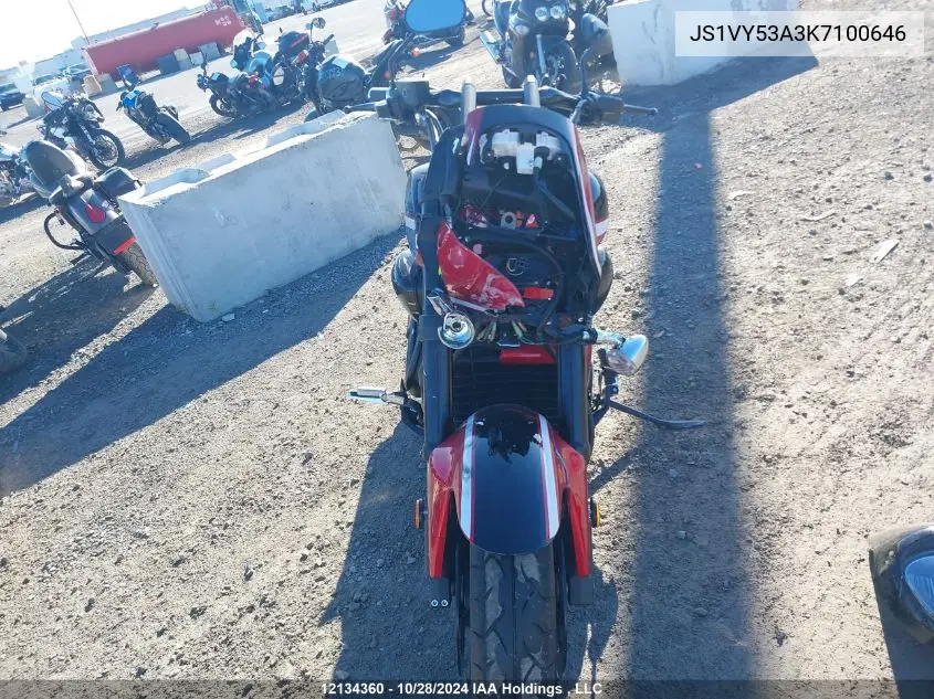 2019 Suzuki Vzr1800 VIN: JS1VY53A3K7100646 Lot: 12134360
