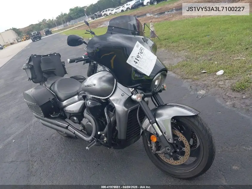 2020 Suzuki Vzr1800 VIN: JS1VY53A3L7100227 Lot: 41976551