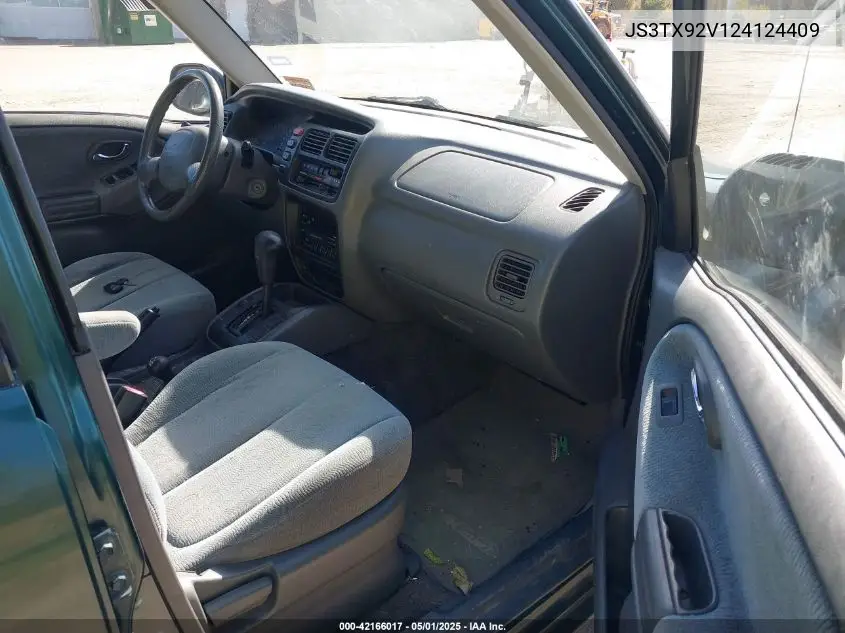 2002 Suzuki Xl-7 Limited/Plus/Standard/Touring VIN: JS3TX92V124124409 Lot: 42166017