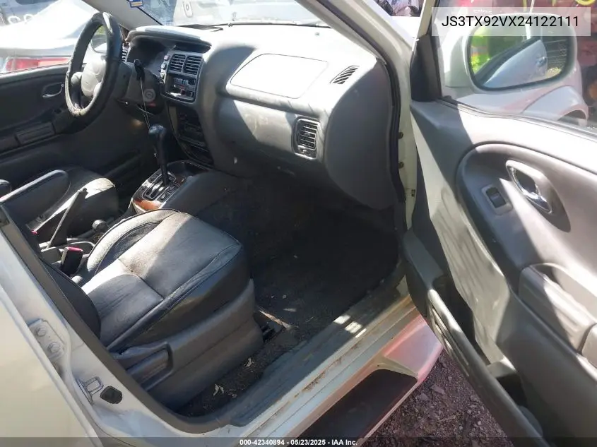 2002 Suzuki Xl-7 Limited/Plus/Standard/Touring VIN: JS3TX92VX24122111 Lot: 42340894