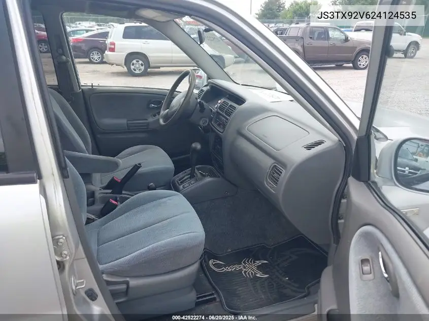 2002 Suzuki Xl-7 Limited/Plus/Standard/Touring VIN: JS3TX92V624124535 Lot: 42522274