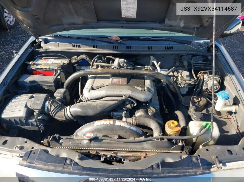 2003 Suzuki Xl-7 Ltd/Touring VIN: JS3TX92VX34114687 Lot: 40988145