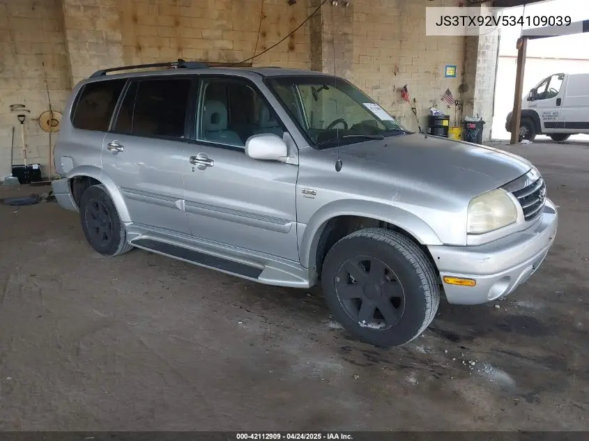 2003 Suzuki Xl-7 Ltd/Touring VIN: JS3TX92V534109039 Lot: 42112909