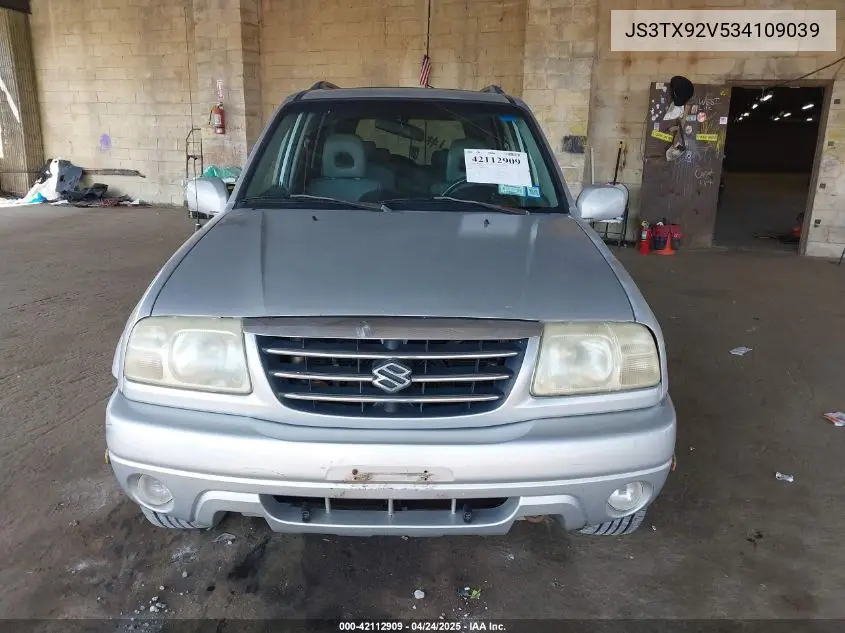2003 Suzuki Xl-7 Ltd/Touring VIN: JS3TX92V534109039 Lot: 42112909
