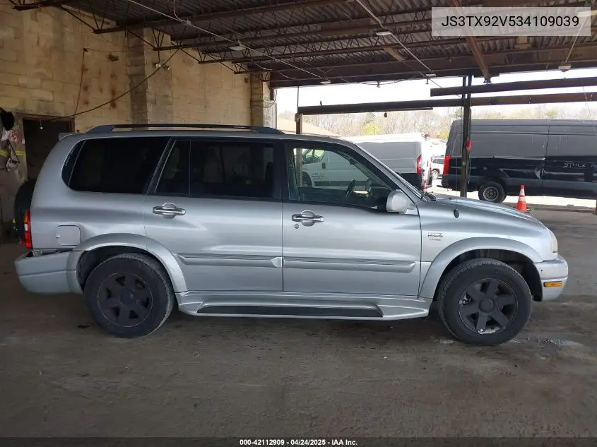 2003 Suzuki Xl-7 Ltd/Touring VIN: JS3TX92V534109039 Lot: 42112909
