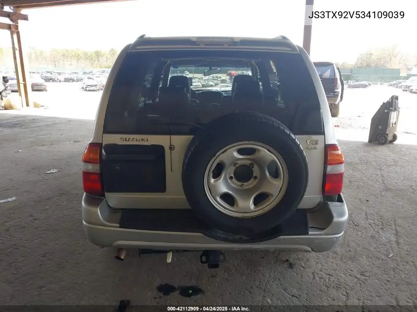 2003 Suzuki Xl-7 Ltd/Touring VIN: JS3TX92V534109039 Lot: 42112909