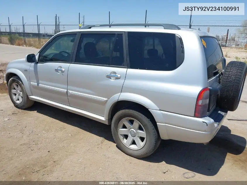 2003 Suzuki Xl-7 Ltd/Touring VIN: JS3TY92V234100991 Lot: 42636511