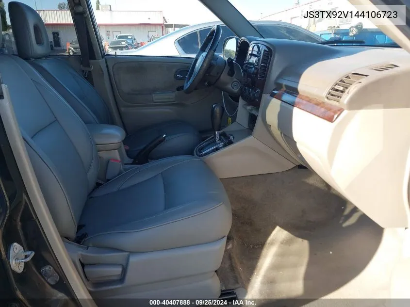 2004 Suzuki Xl-7 Ex/Lx VIN: JS3TX92V144106723 Lot: 40407888